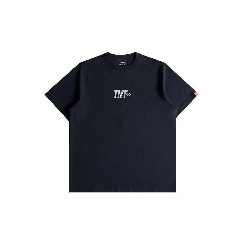 Textured Logo Tee Black