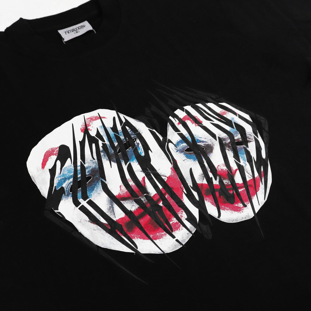 Human Kind Two Face Tee Black