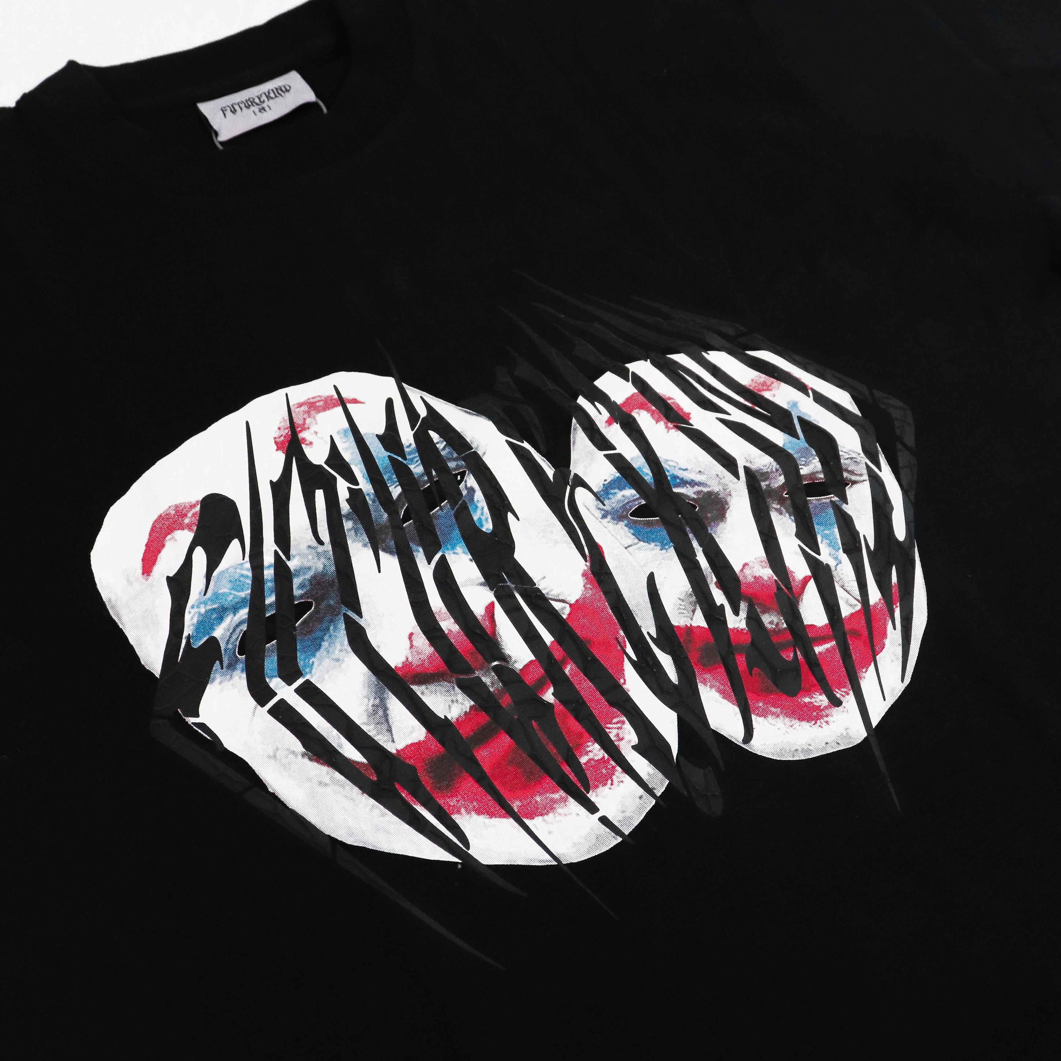 Human Kind Two Face Tee Black