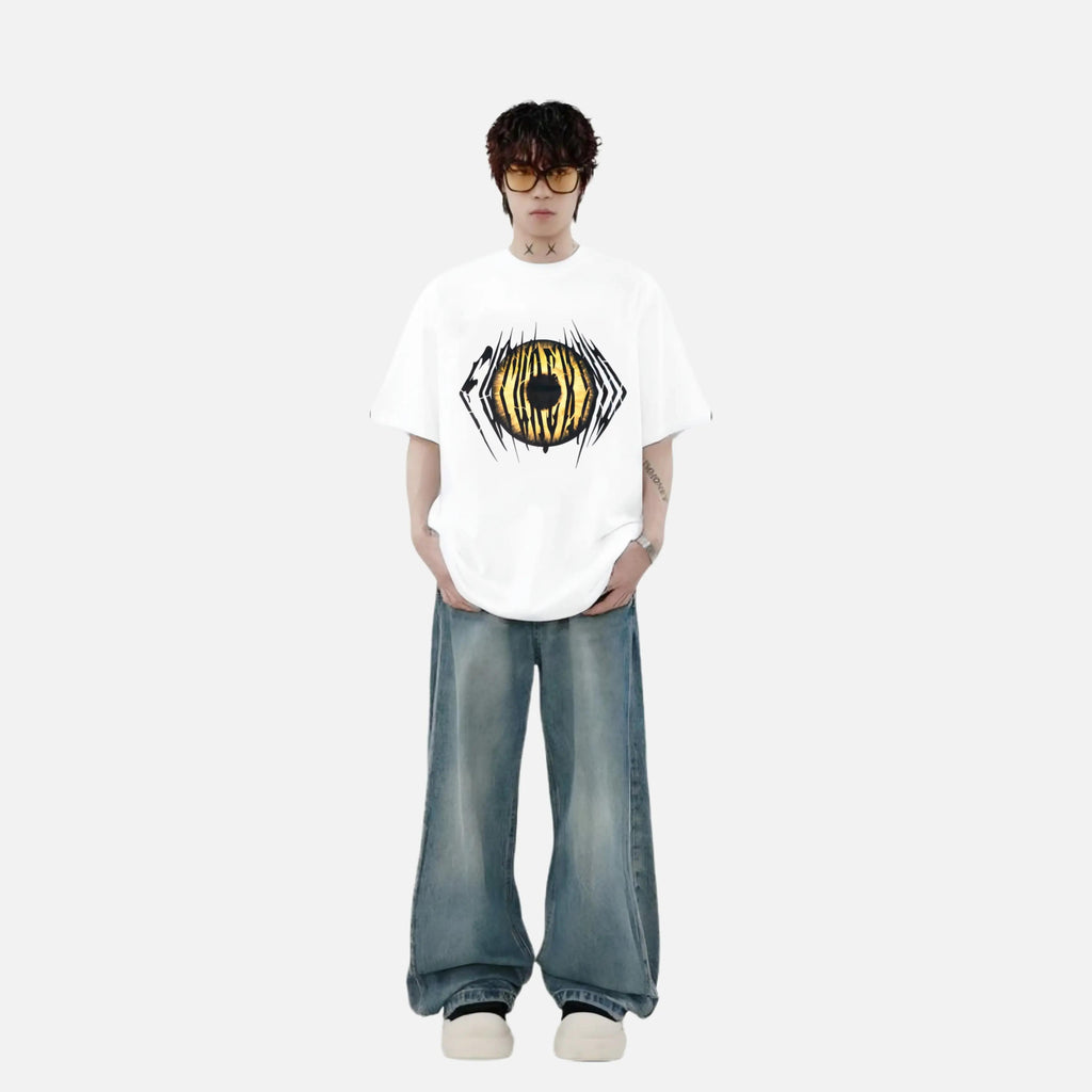 Human Kind Eyes Tee White
