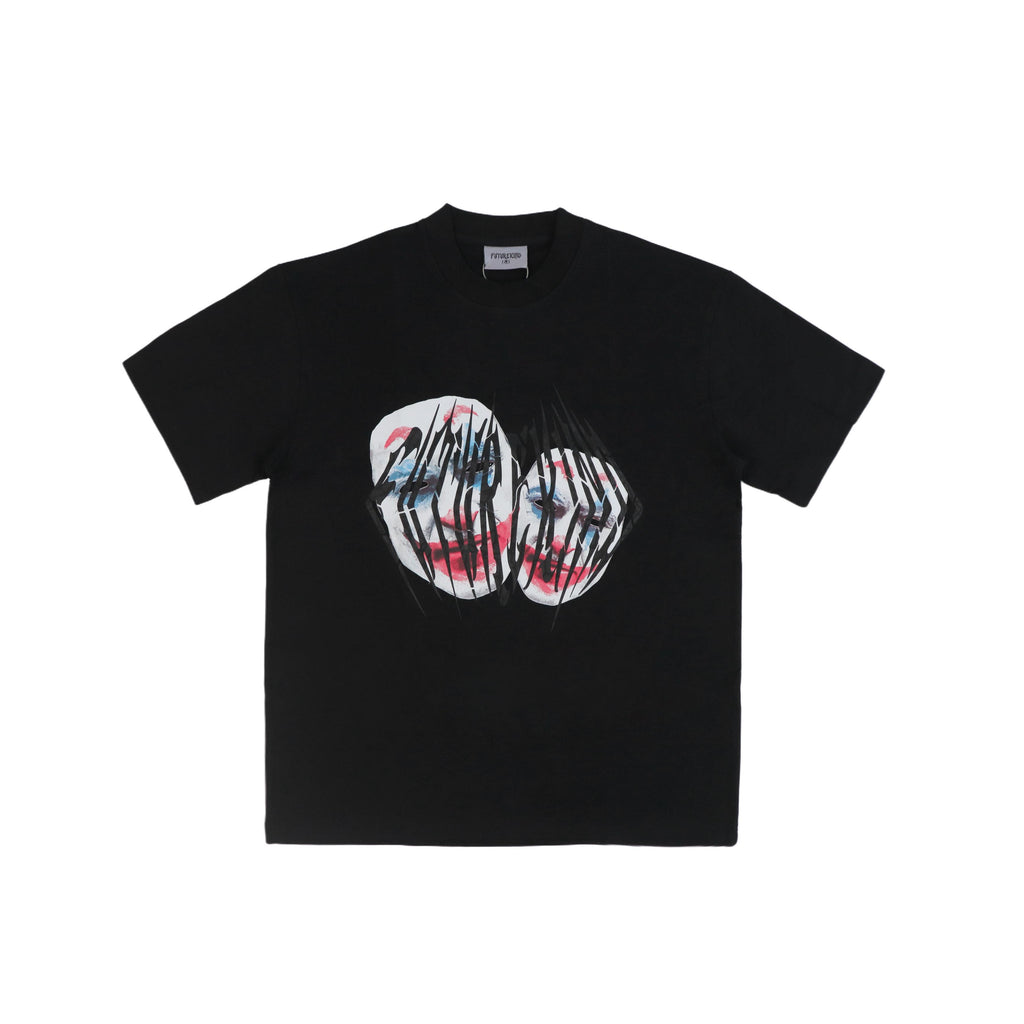 Human Kind Two Face Tee Black