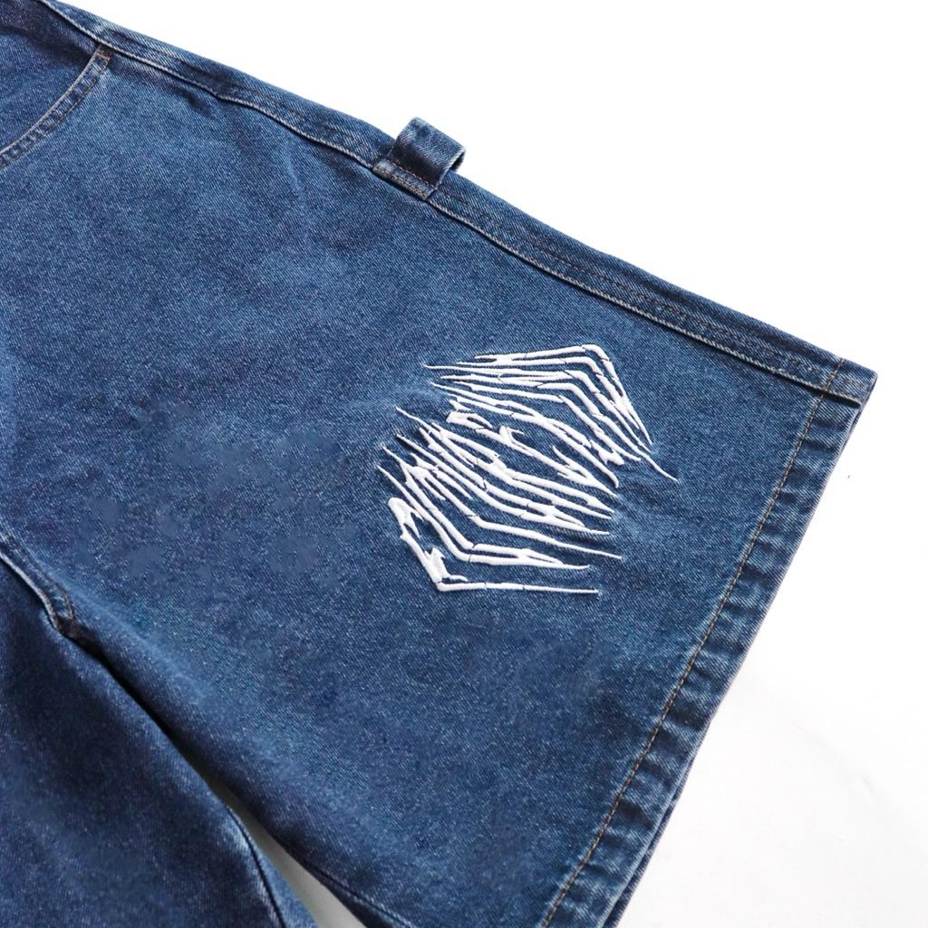 Essential Logo Jorts Blue
