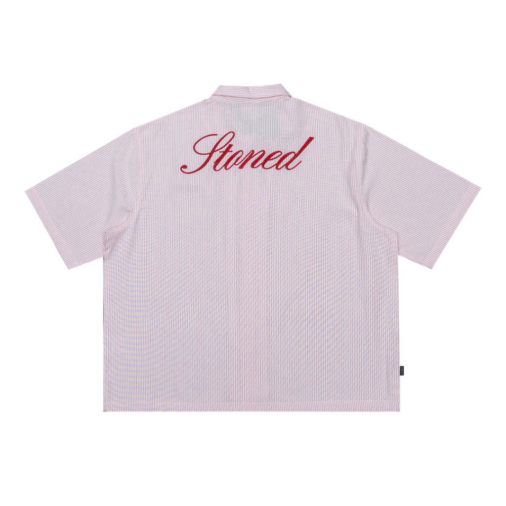 EOT : Stripe Shirt S/S Pink