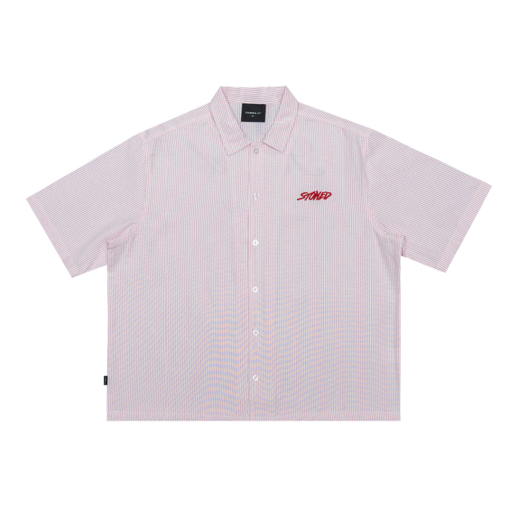 EOT : Stripe Shirt S/S Pink