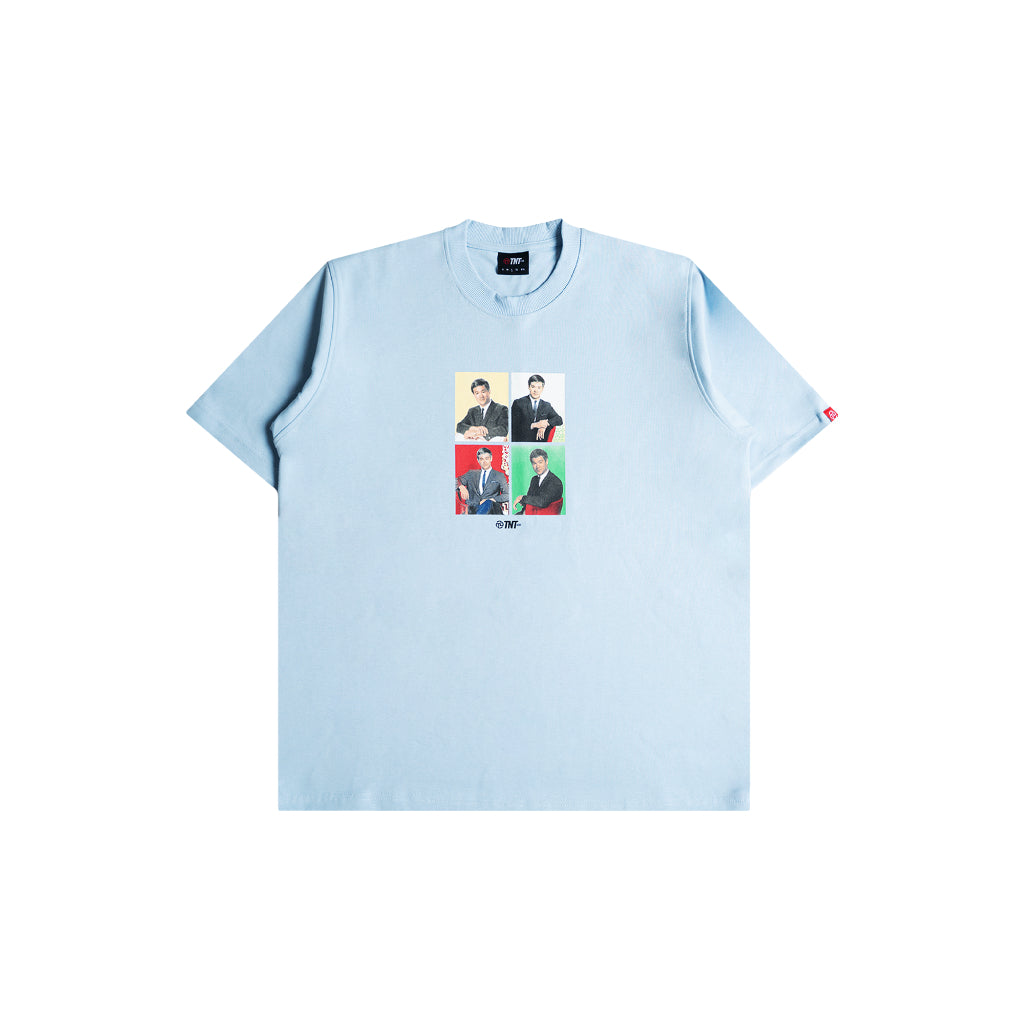 Man In Suit Tee (Light Blue)