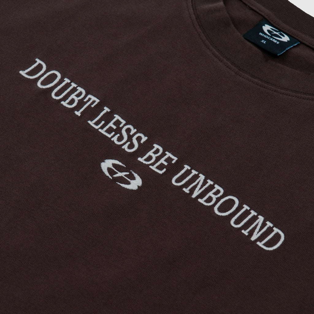 No Doubt Washed Tee Brown