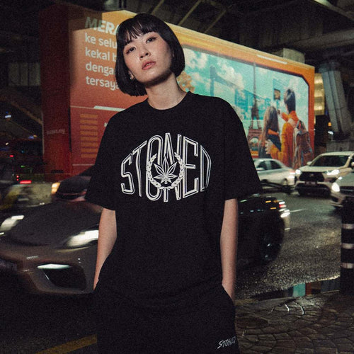 ATC : College Logo Tee Black