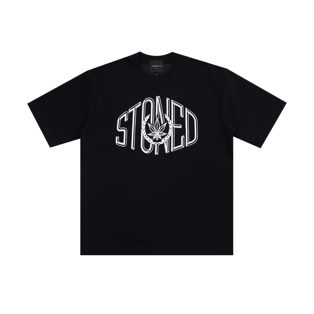 ATC : College Logo Tee Black