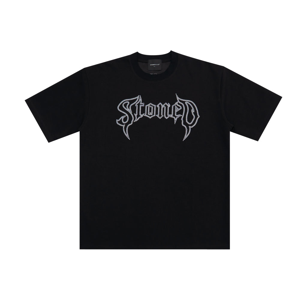 ATC : Conspiracy Rhinestone Tee Black