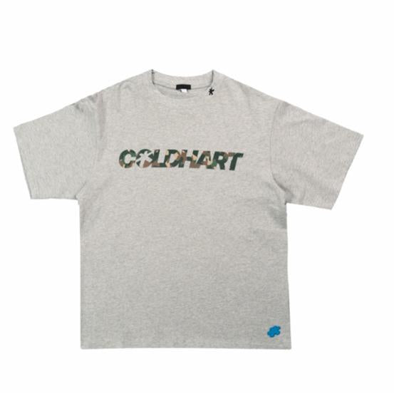 Rubber Printed Oversized T-shirt Grey
