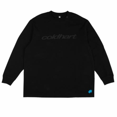 Rubber Printed Oversized Long Sleeve Tee