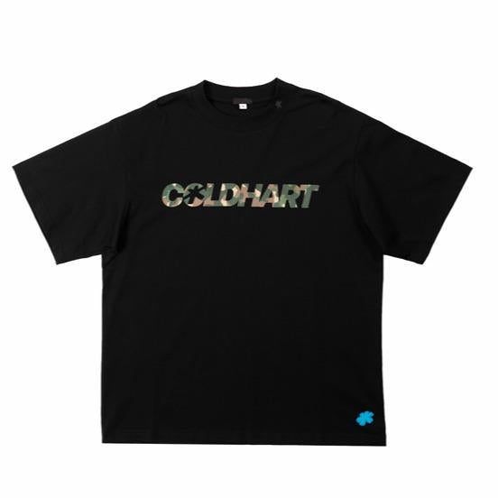 Rubber Printed Oversized T-shirt Black