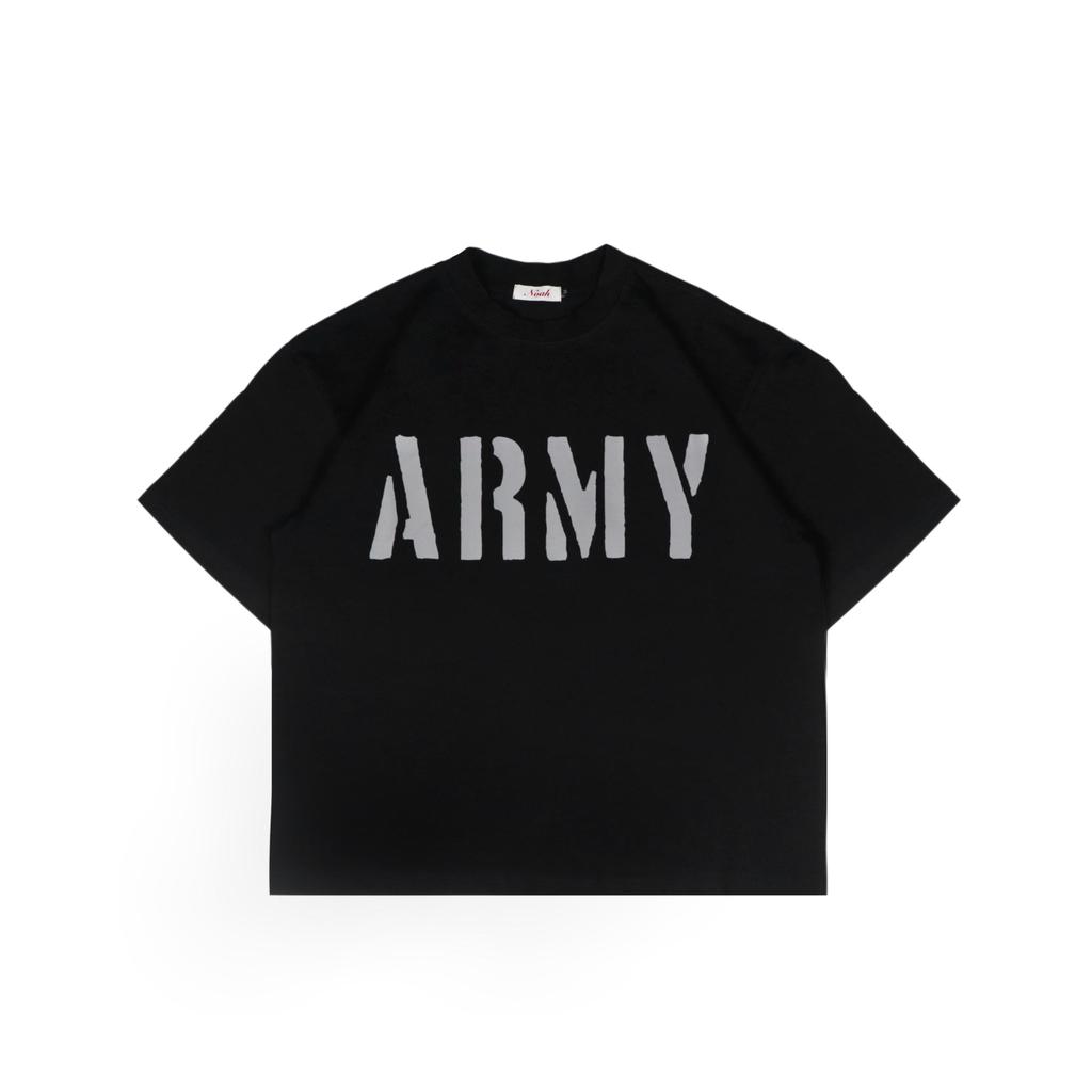 Noah Studios : ARMY Tee (Black/Oat)