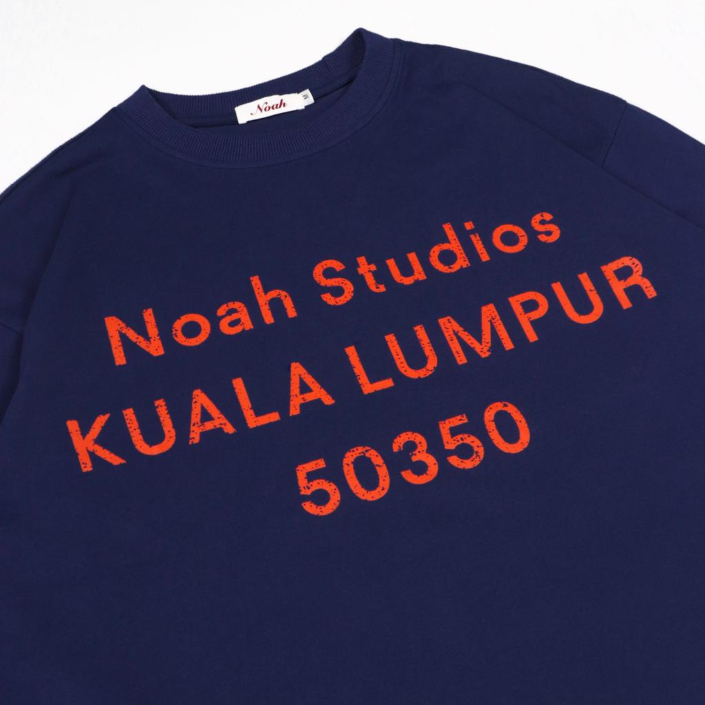 Noah Studios : KL Poscode Long Sleeve (Black/Navy)