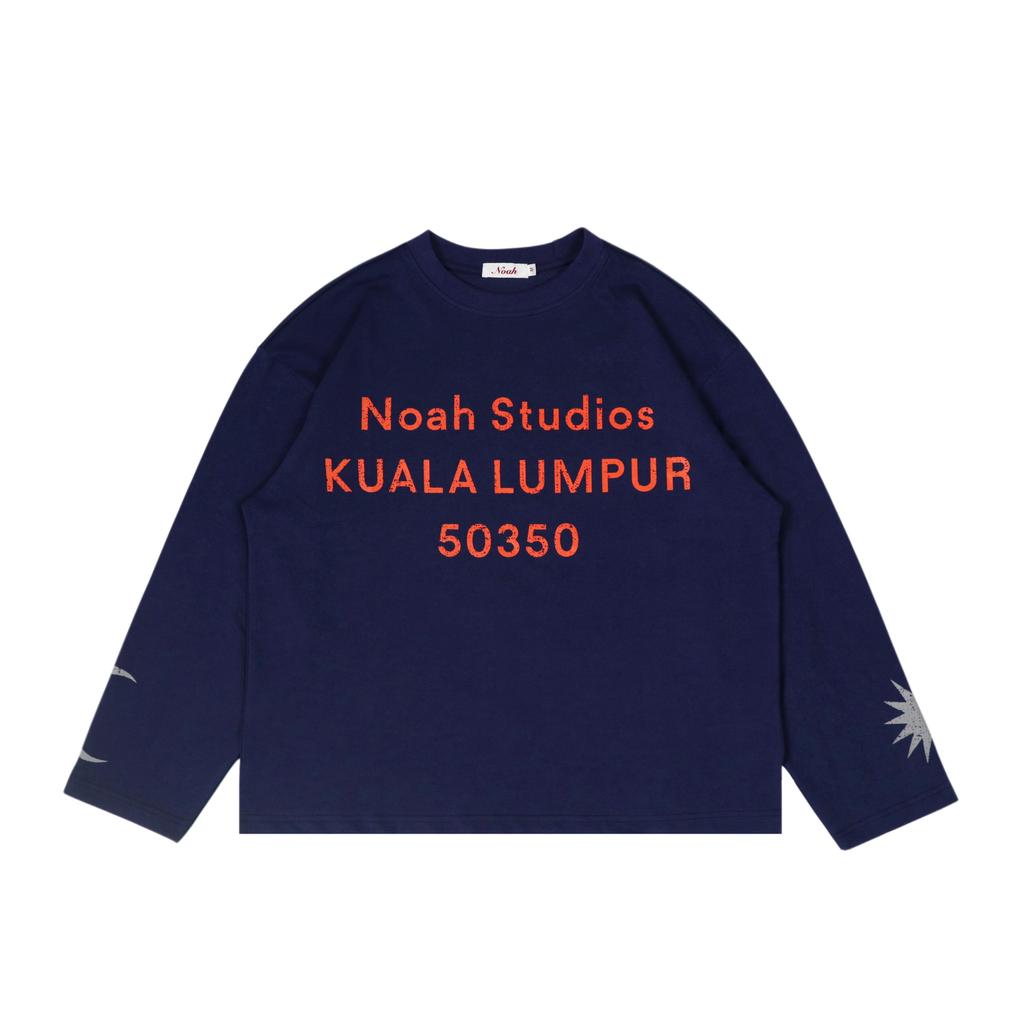 Noah Studios : KL Poscode Long Sleeve (Black/Navy)