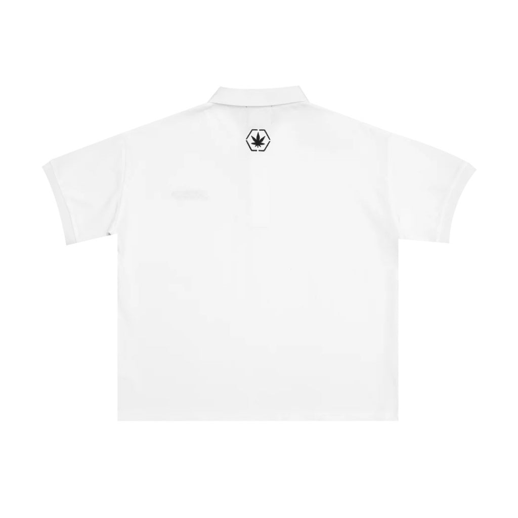 Stoned&Co Basic : Genetic Polo Tee White