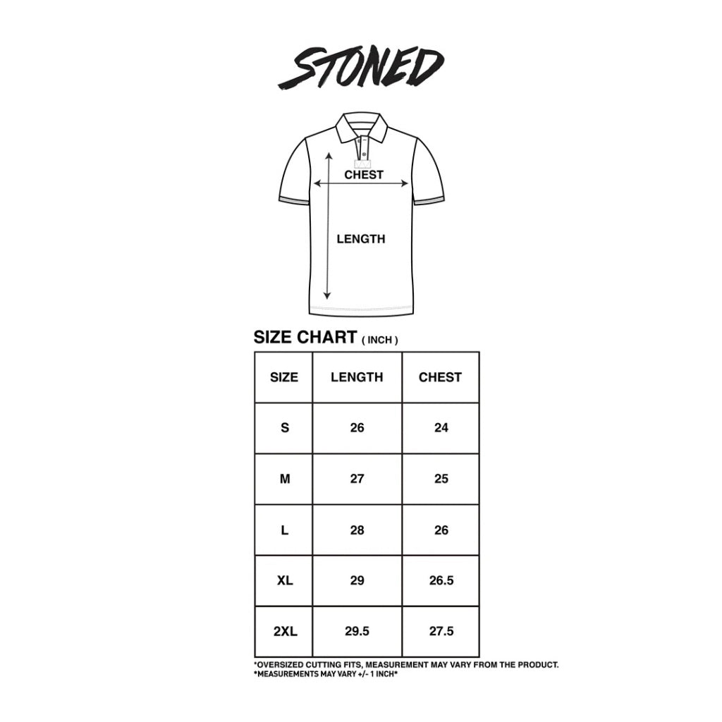 Stoned&Co Basic : Genetic Polo Tee White