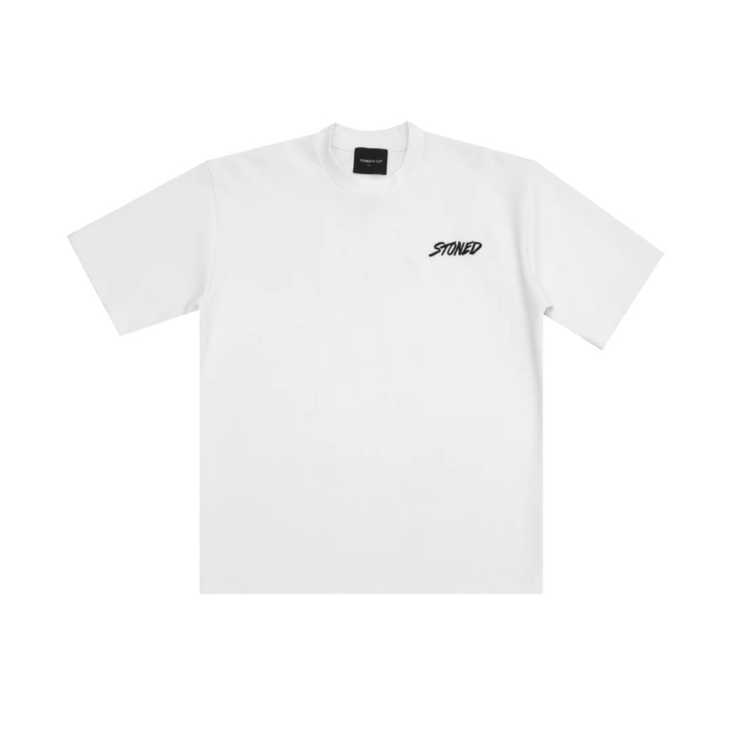 Stoned&Co Basic : Genetic Logo Tee White