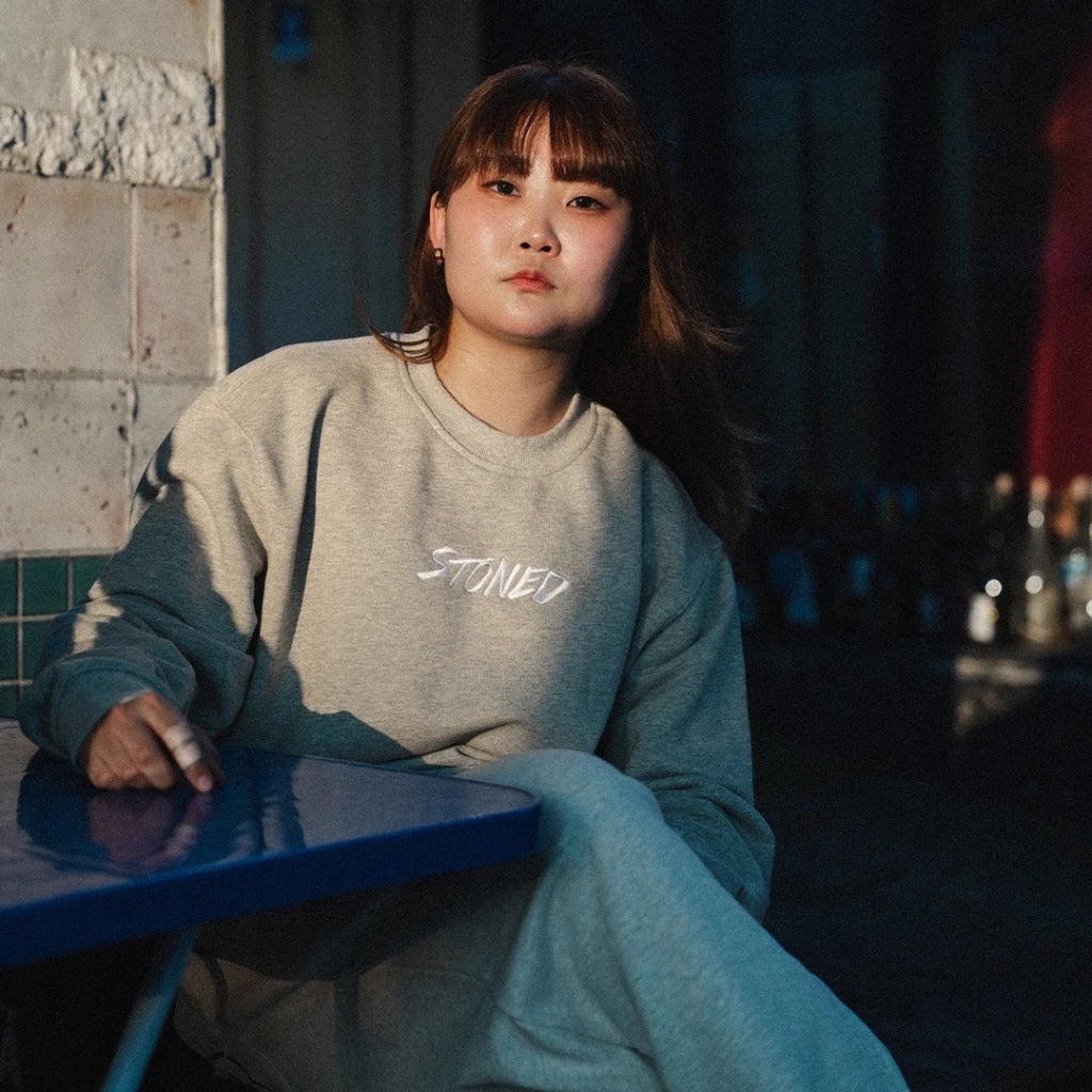 Stoned&Co Basic : Genetic Sweater Grey