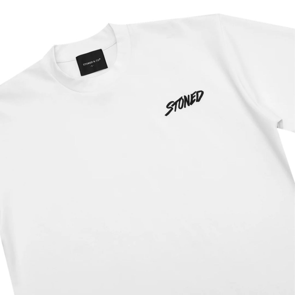Stoned&Co Basic : Genetic Logo Tee White