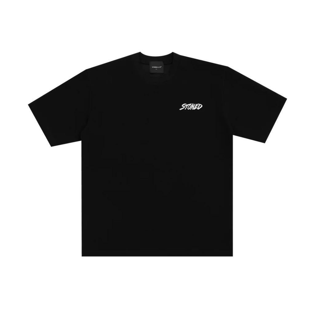 Stoned&Co Basic : Genetic Logo Tee Black