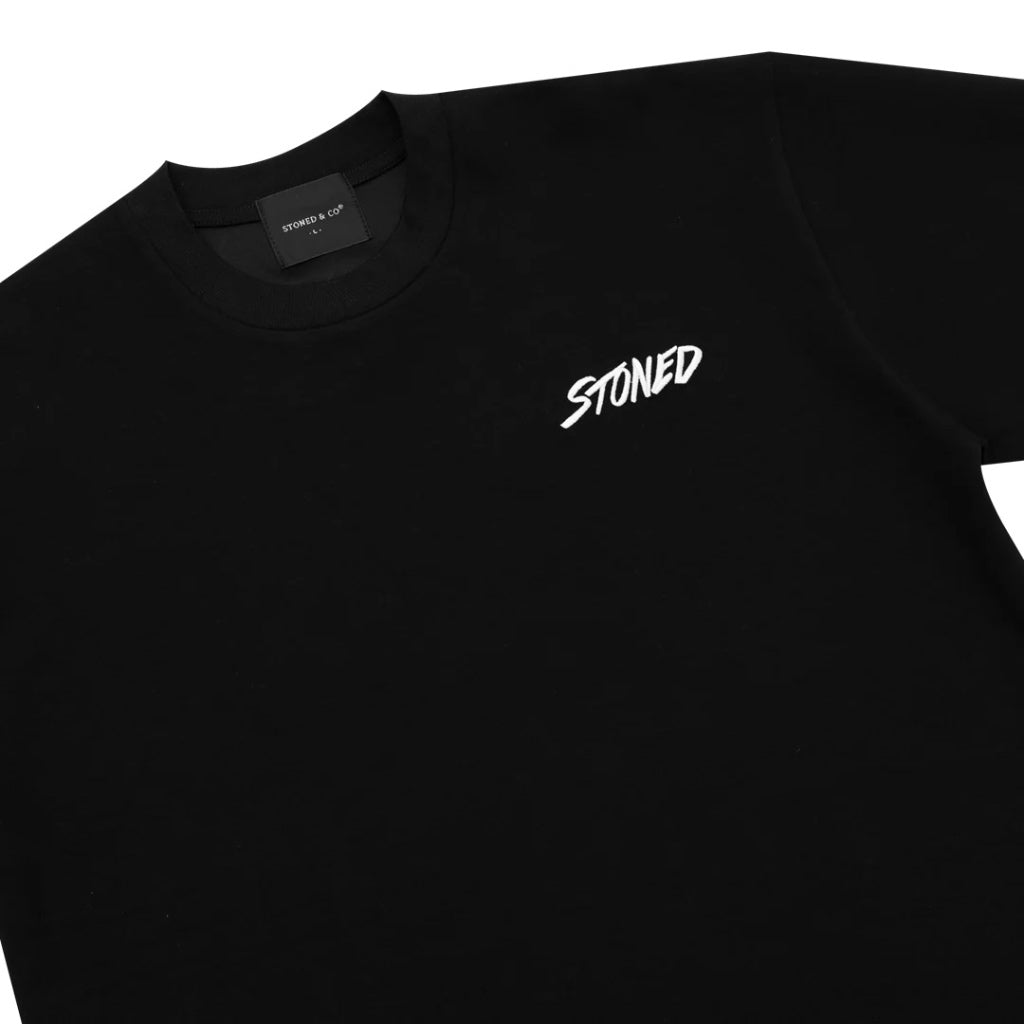 Stoned&Co Basic : Genetic Logo Tee Black