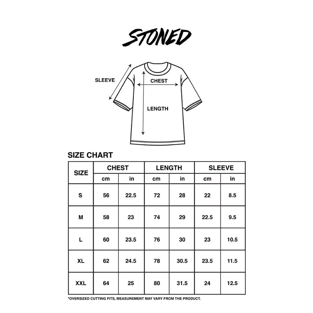 Stoned&Co Basic : Genetic Logo Tee Black