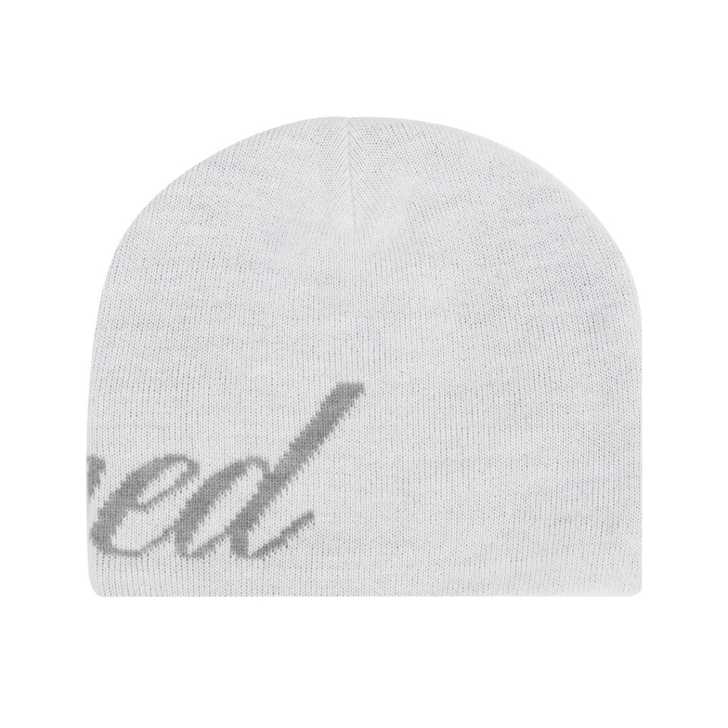 Stoned&Co ATC : Cursive Beanie White