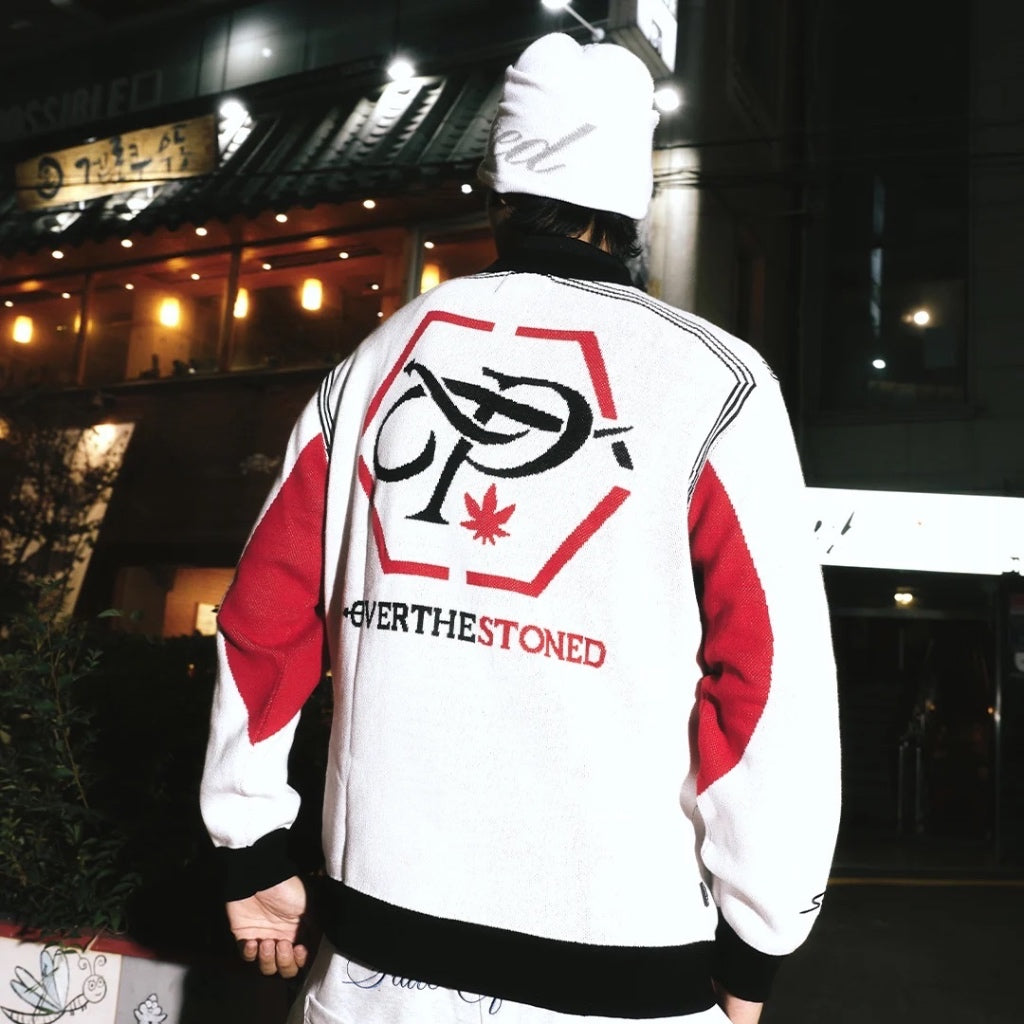 Stoned x OTP : Off Pitch Knit Jersey White