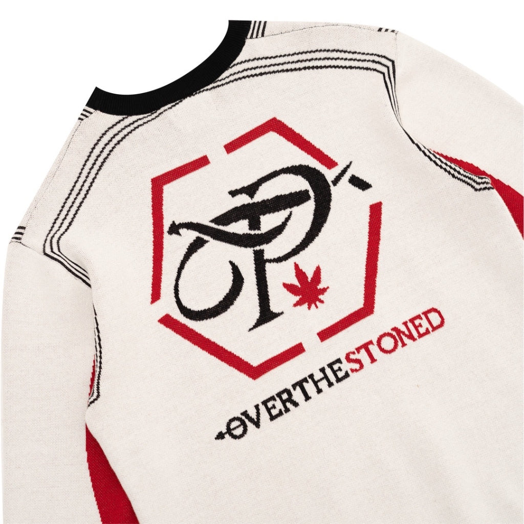 Stoned x OTP : Off Pitch Knit Jersey White