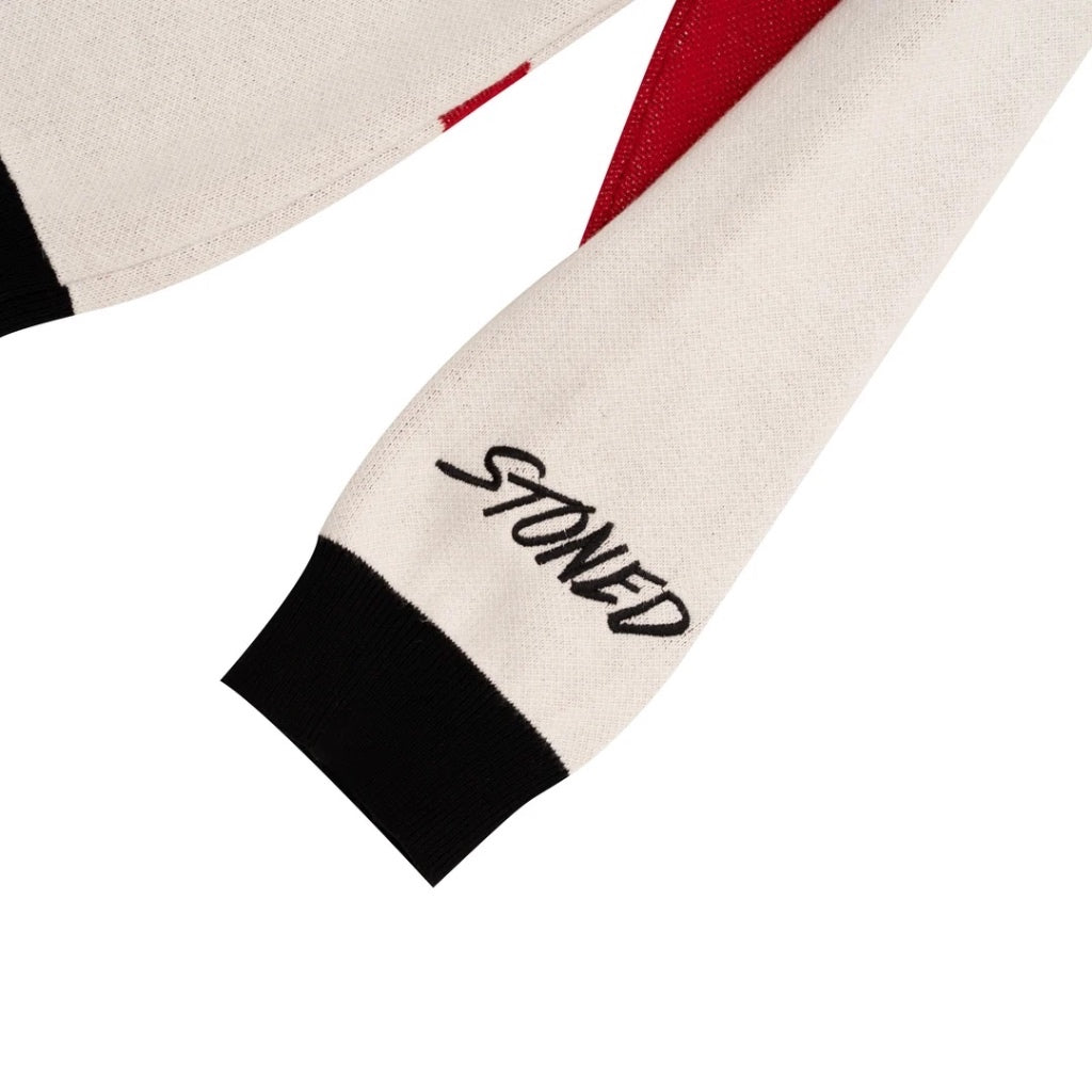 Stoned x OTP : Off Pitch Knit Jersey White