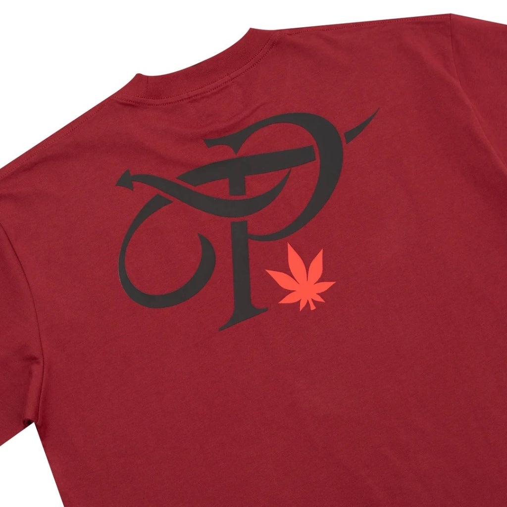 Stoned x OTP : P Logo tee Maroon