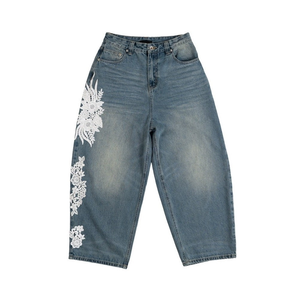 NEXGEN : Yonda Lace Jeans Blue