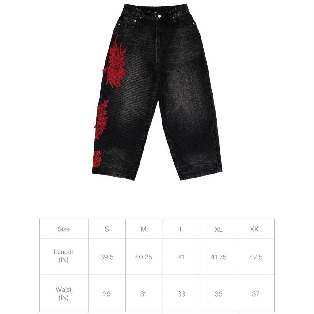NEXGEN : Yonda Lace Jeans Black