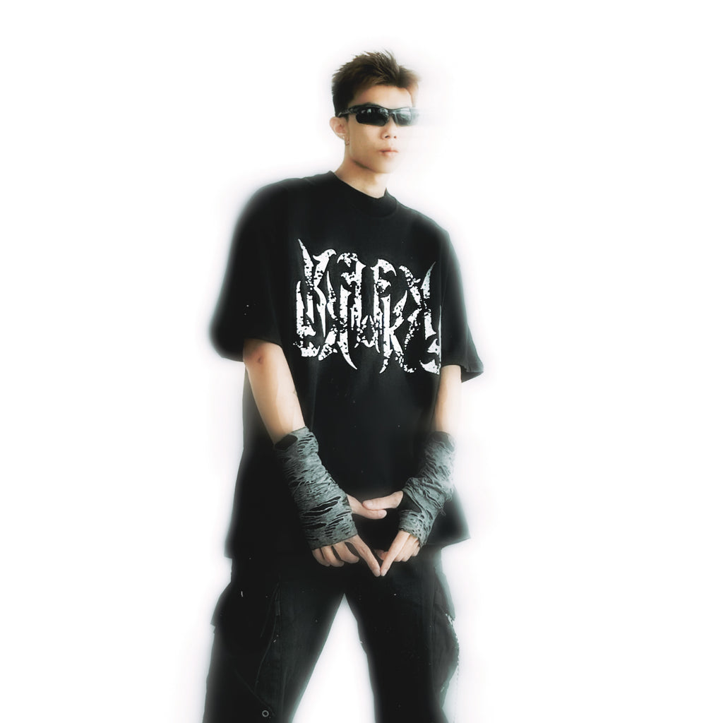 Tear Logo Tee Black