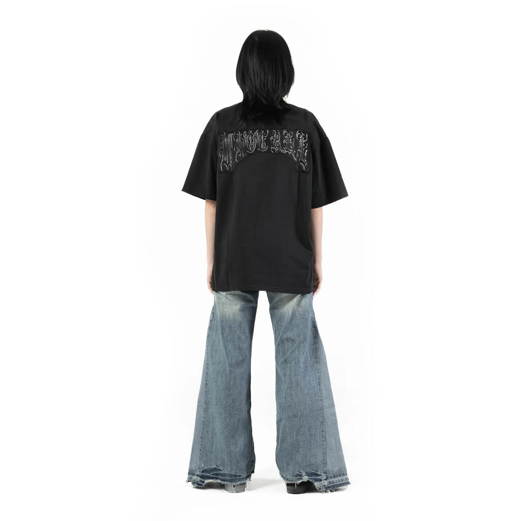 Vintage Rock Patch Tee Black