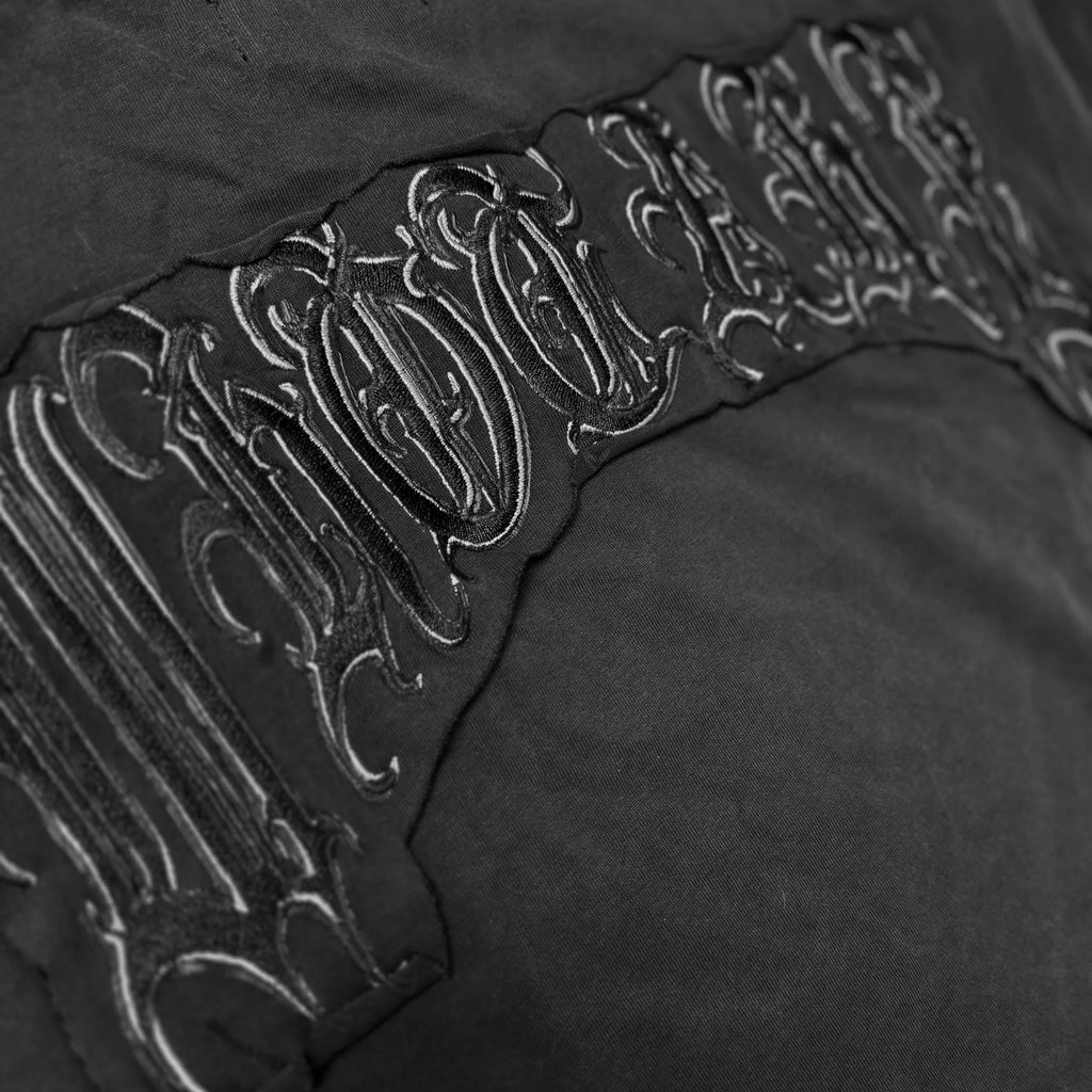 Vintage Rock Patch Tee Black