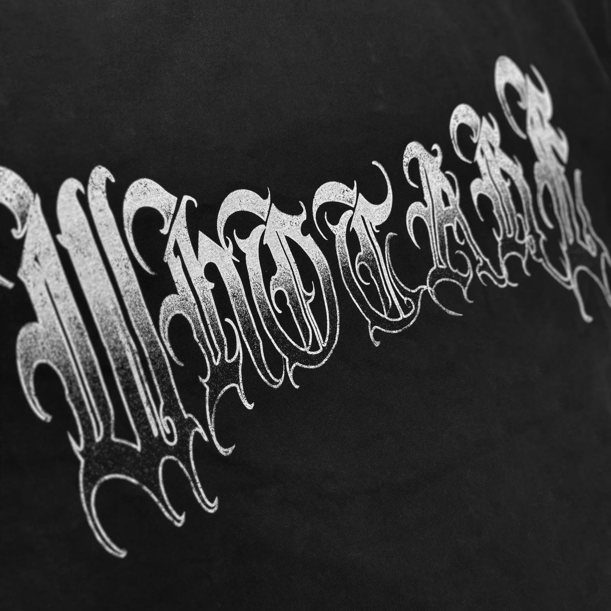 Vintage Rock Patch Tee Black
