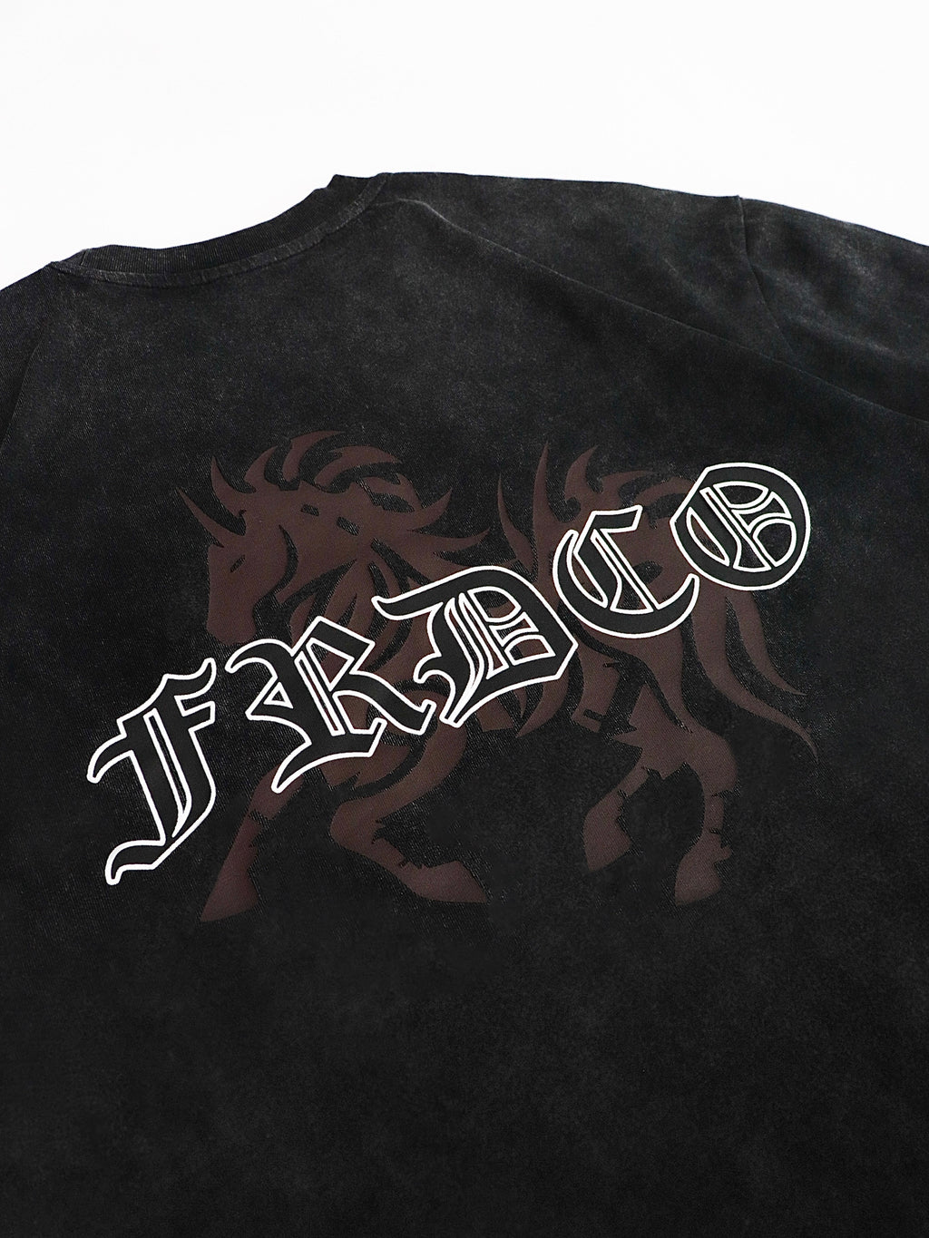 Horse EMP Washed Tee Black