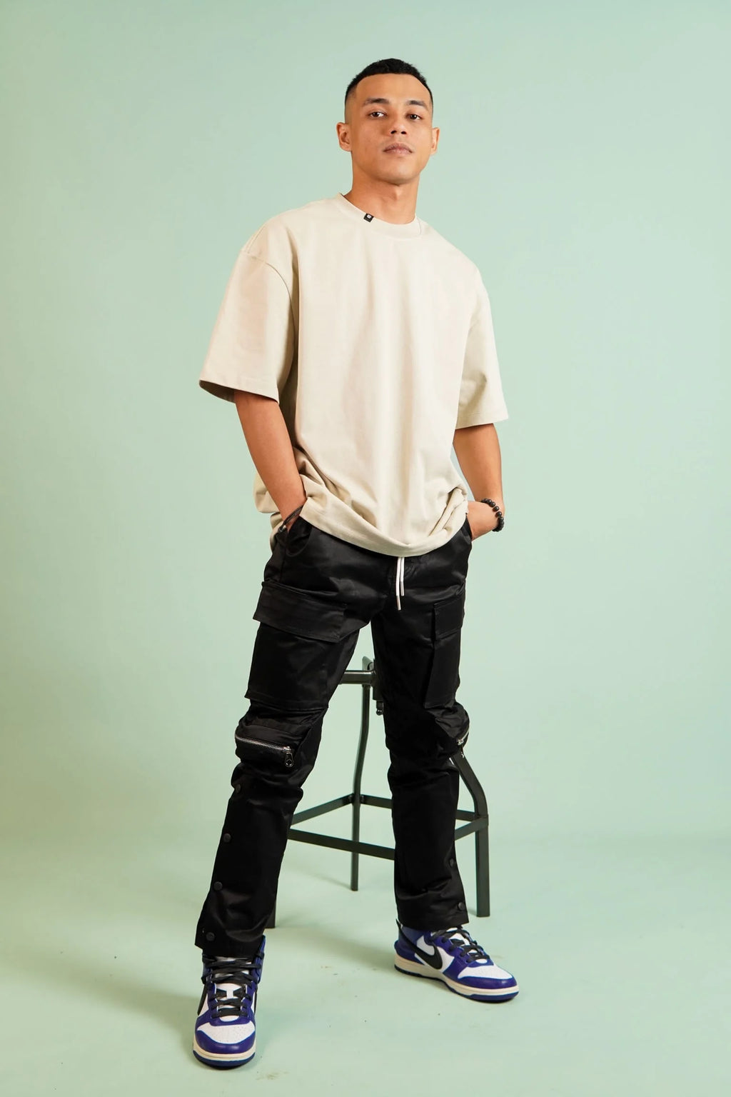 Combat Cargo Pants (Black)