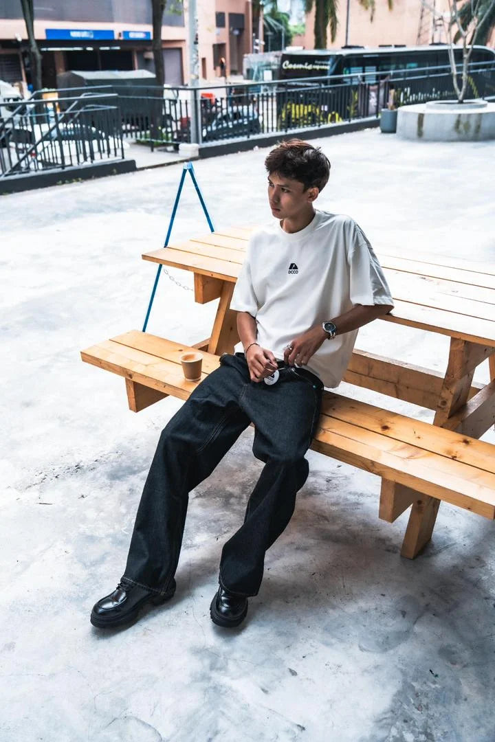 Pony Hair Raw Denim Black