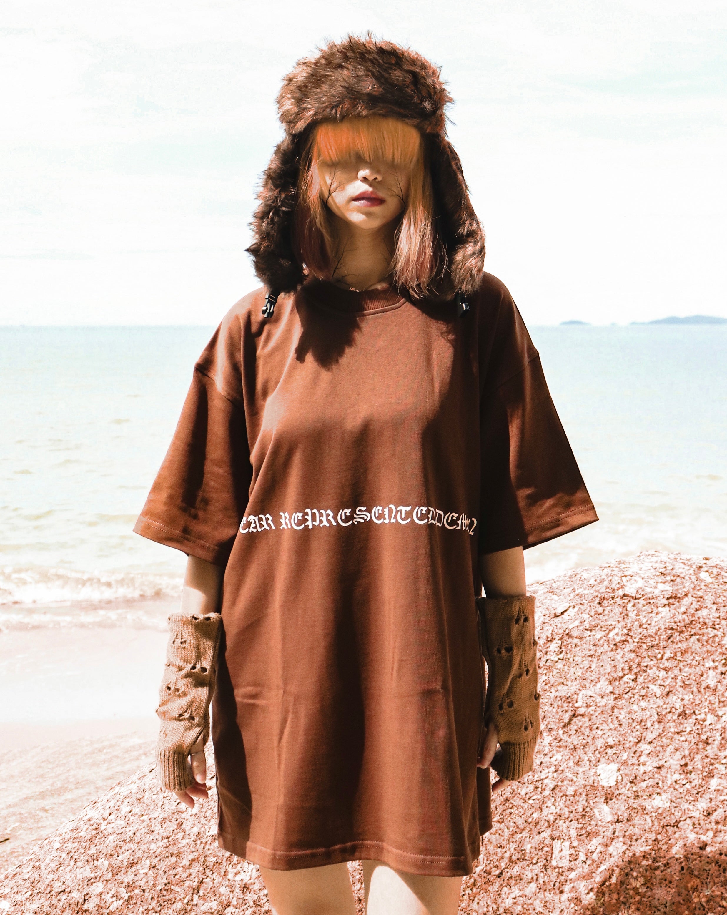 Demons Dust Essential Logo Tee Brown