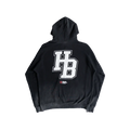 HB Stone Washed Hoodie Black