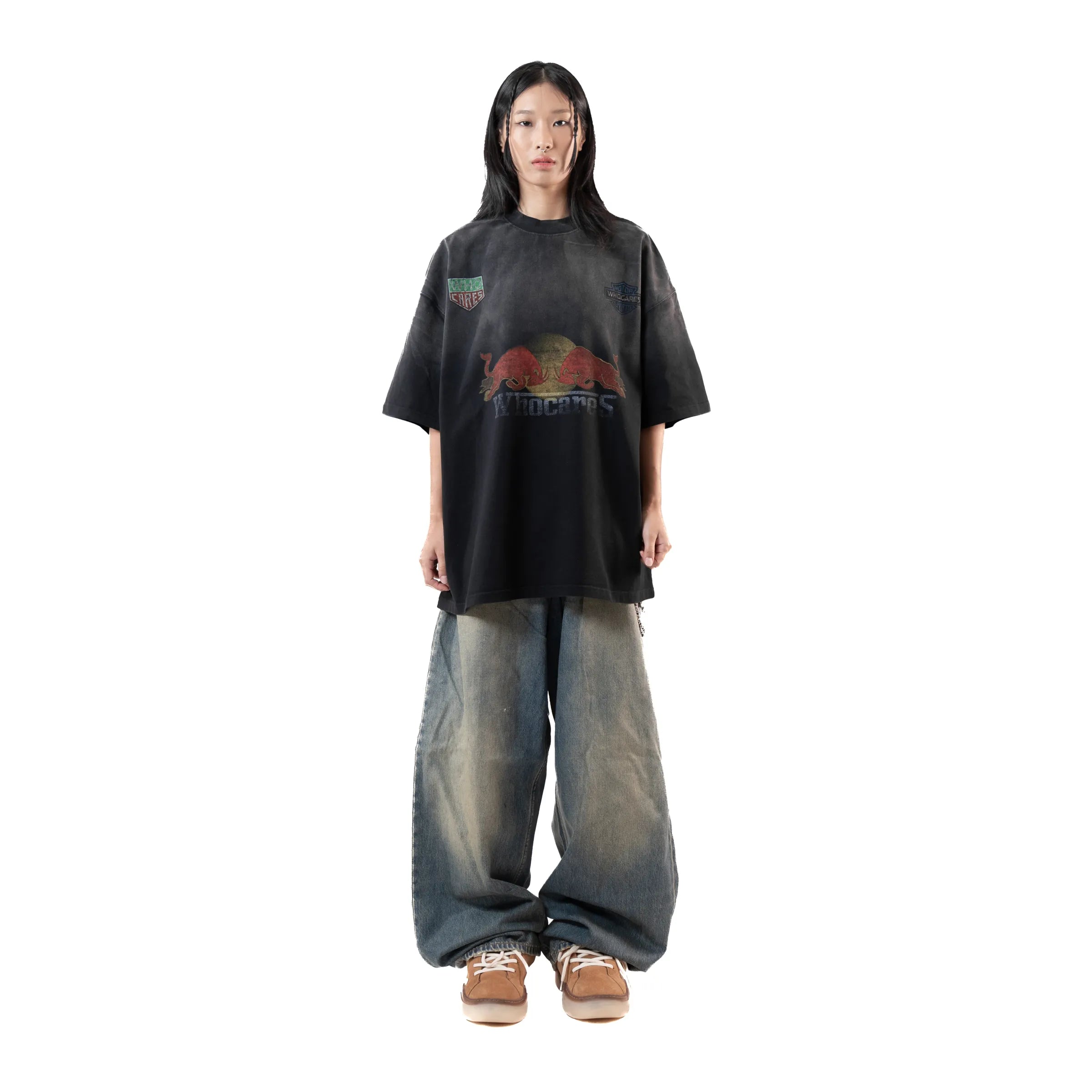 Washed Turbo Mode Tee Black