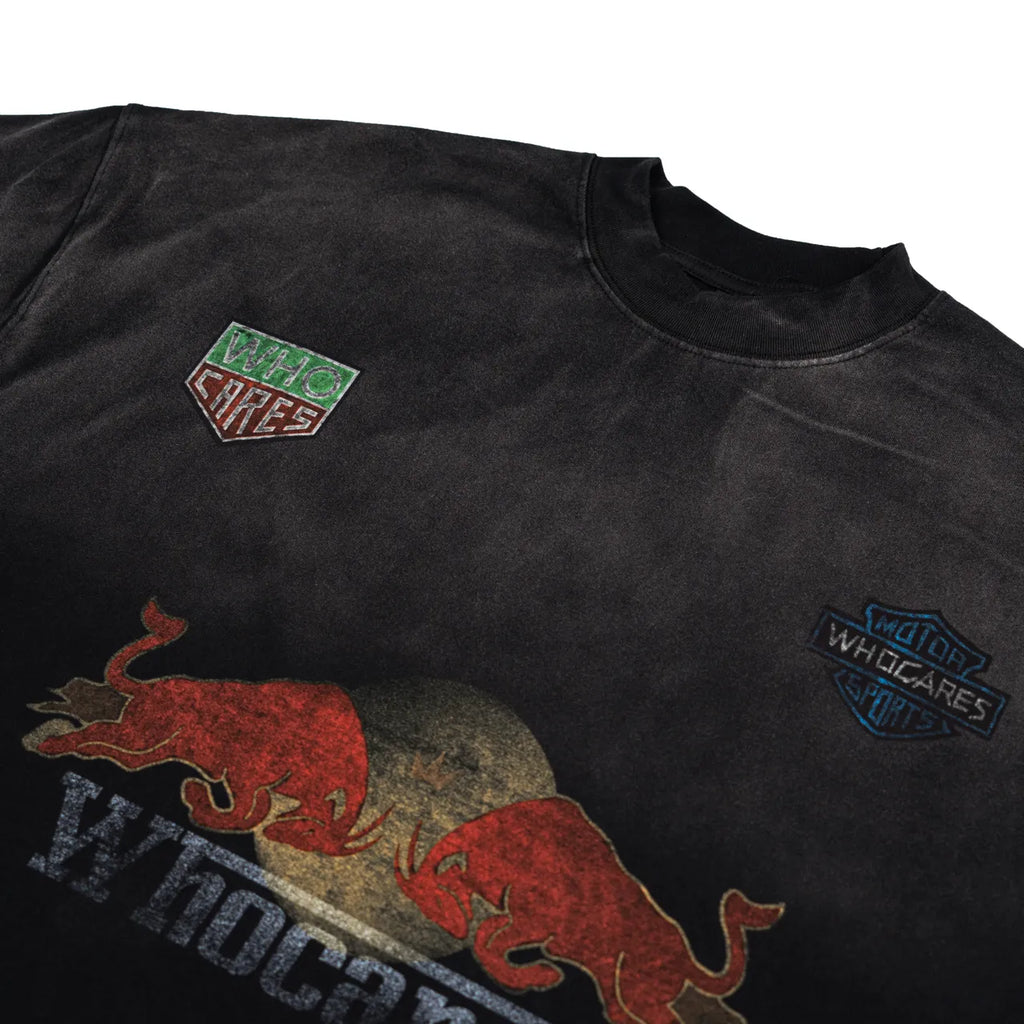 Washed Turbo Mode Tee Black