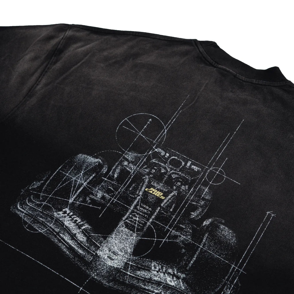 Washed Turbo Mode Tee Black