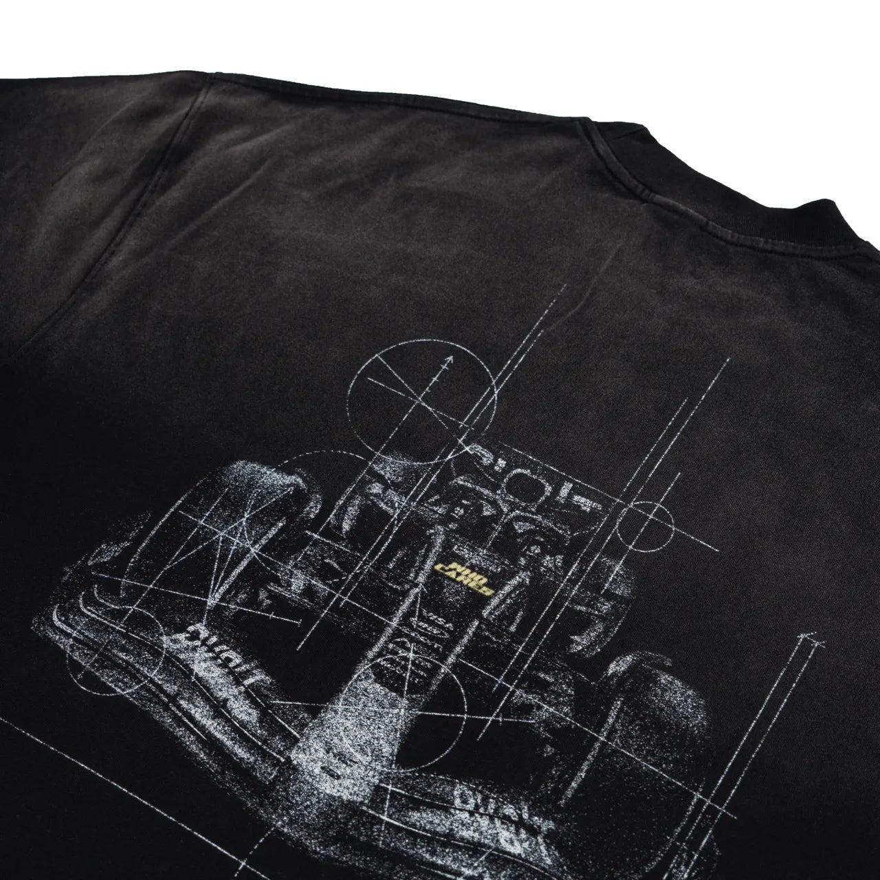 Washed Turbo Mode Tee Black