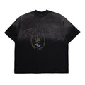 Washed Split Emblem Tee Black