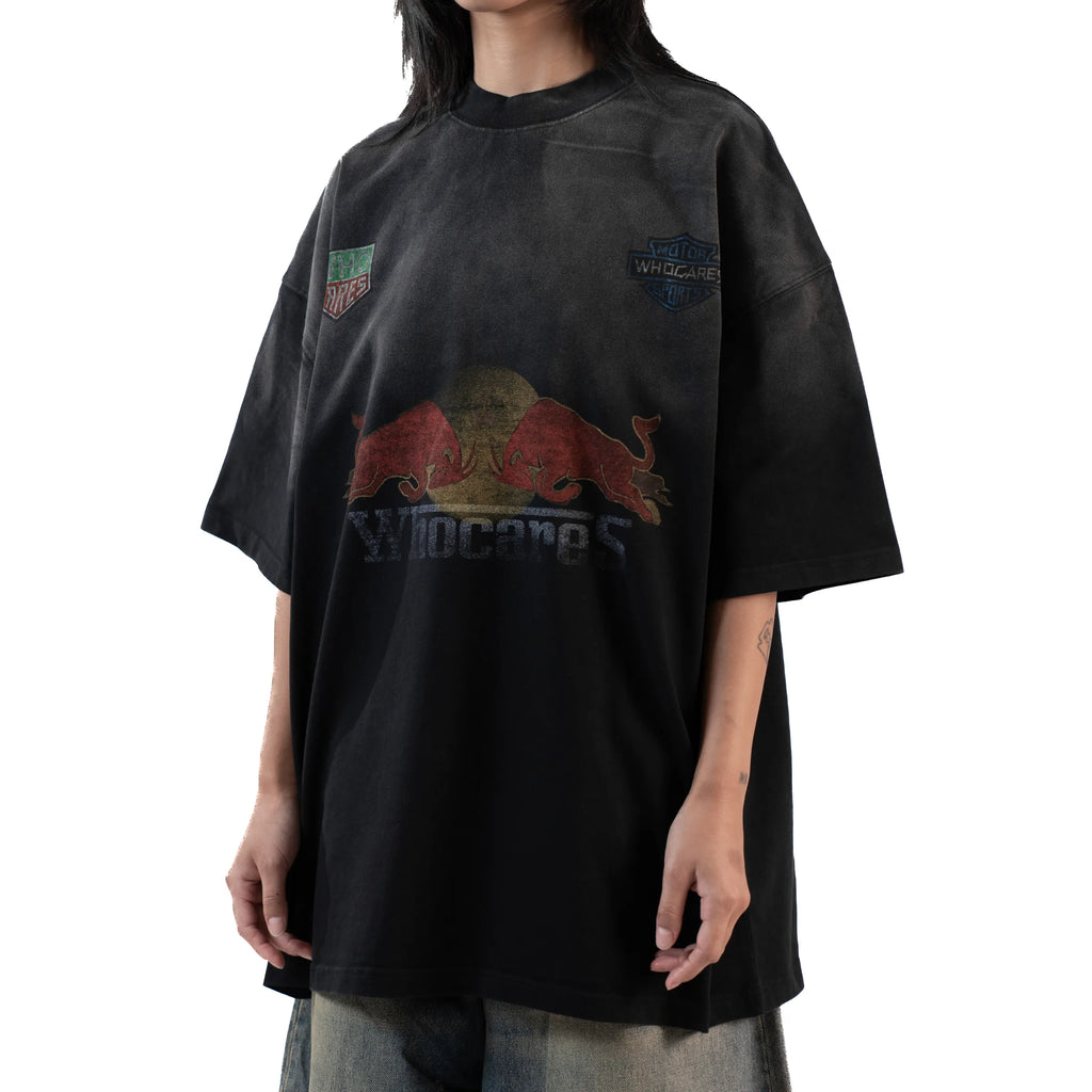 Washed Turbo Mode Tee Black