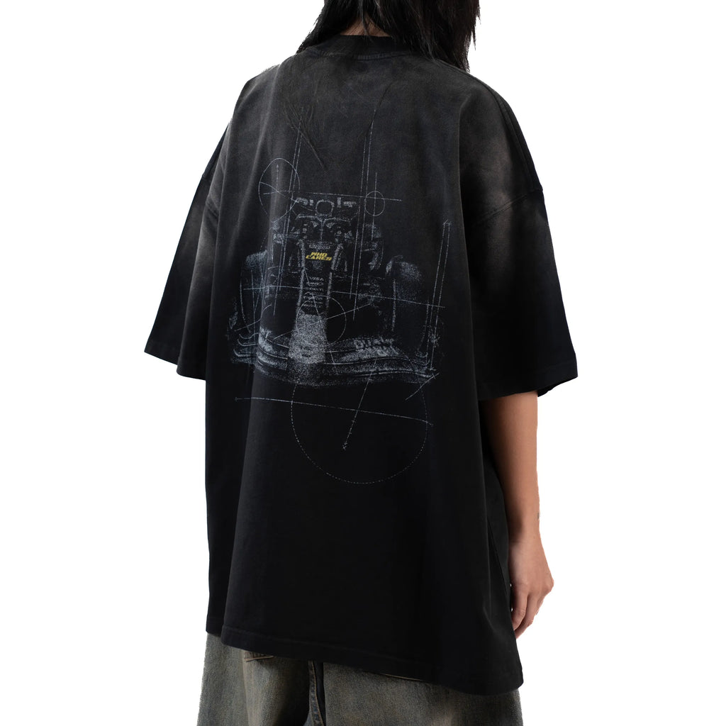 Washed Turbo Mode Tee Black